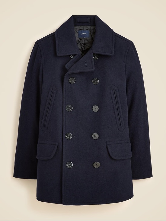 J. Crew Other - J. CREW Dock peacoat in wool blend with PrimaLoft® Navy Size M NWT $498 C0038